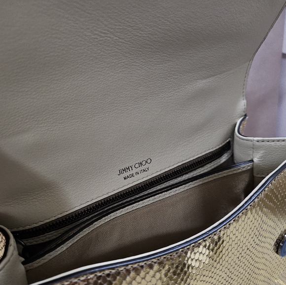 Jimmy Choo Calfskin 2WAY Plain Leather Office Style Elegant Style - Picture 2 of 5